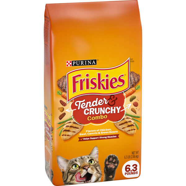 מזון לחתולים פריסקיס נתחי ברביקיו 1.4 ק"ג  Friskies Tender & Crunchy Combo