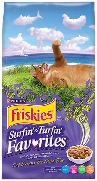 מזון לחתולים פריסקיז מעדני החתול 1.4 ק"ג Friskies